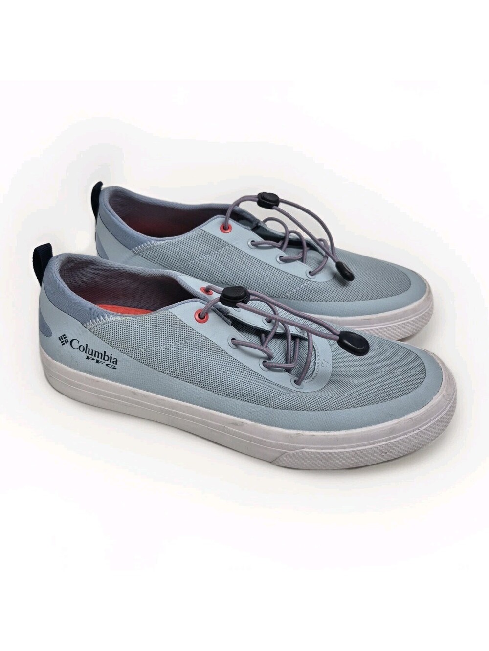 Columbia Women's 10 Bonehead PFG Water Shoes Silver Gray/Icy Morning